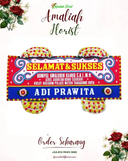Papan Bunga Ucapan Selamat Trusmi Kulon